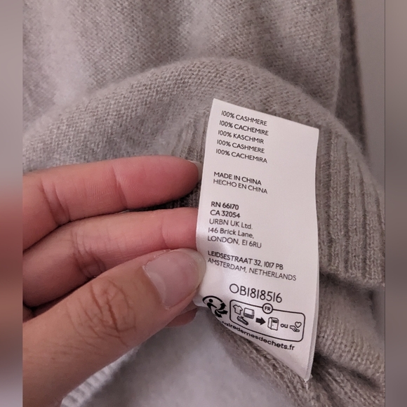 Free People Oliver soft cashmere sweater XS - Picture 8 of 10